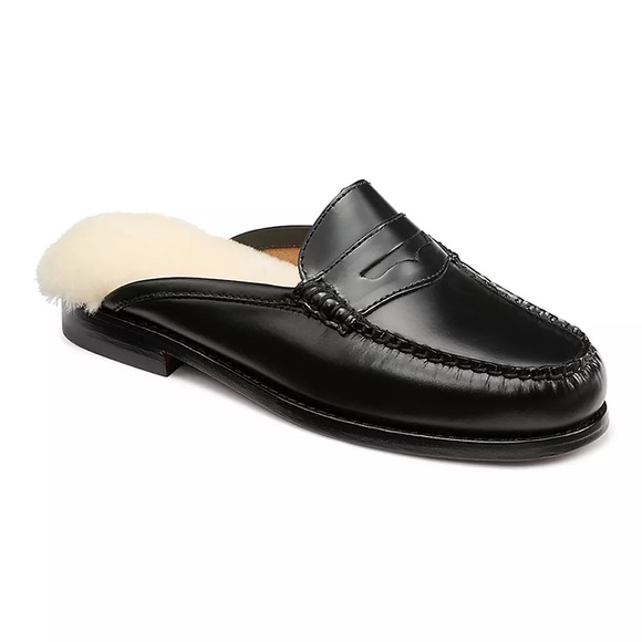 New🌟G.H. Bass Wynn Shearling Mules - Picture 1 of 6